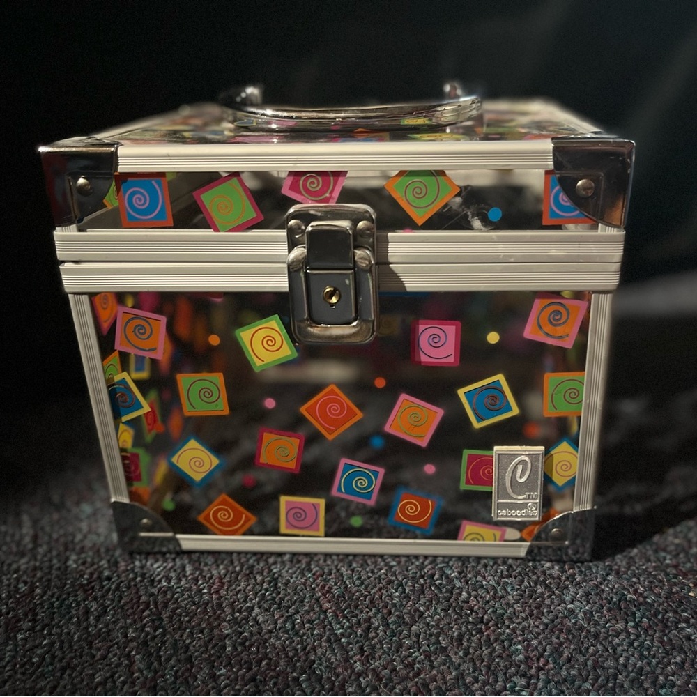 Caboodles makeup train case small